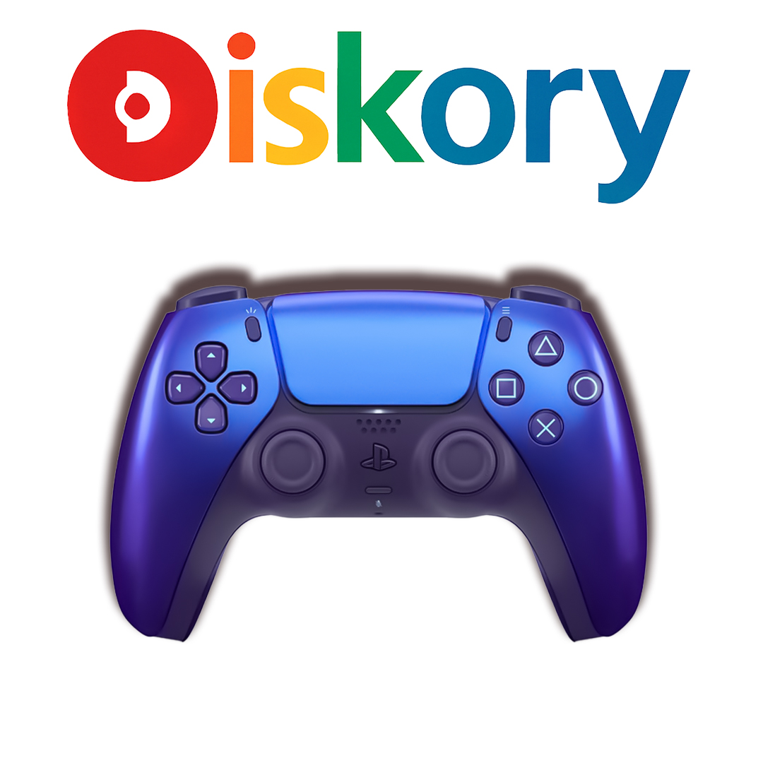 دسته ps5 آبی کروم  (اصلی 6 چراغ)