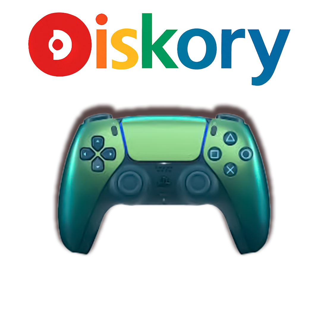 دسته ps5 سبز کروم (اصلی 6 چراغ)